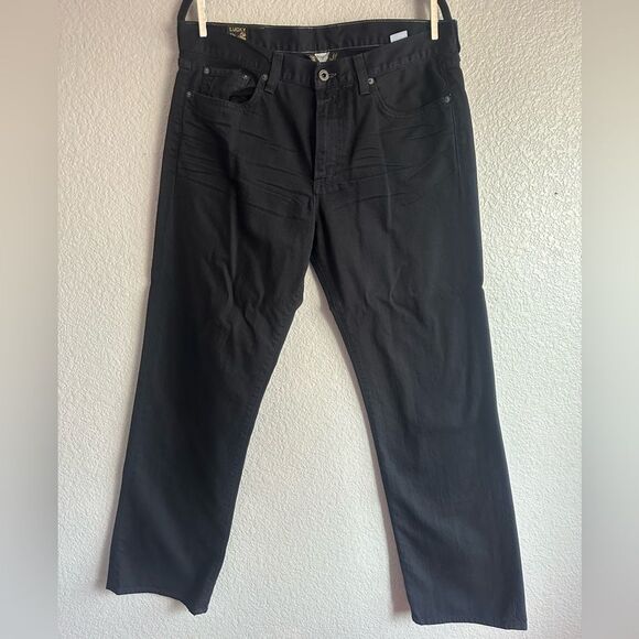 Lucky Brand Other - Men’s Lucky Brand Black Vintage Straight Jeans – 35x32 Rugged Classic)